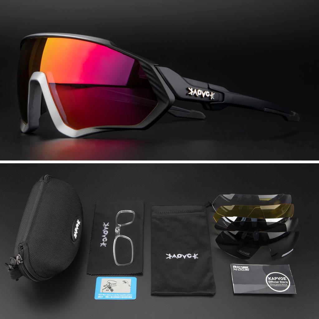 Cycling Glasses Men and Women Outdoor Running Bicycle Polarized Eye Protection Goggles
