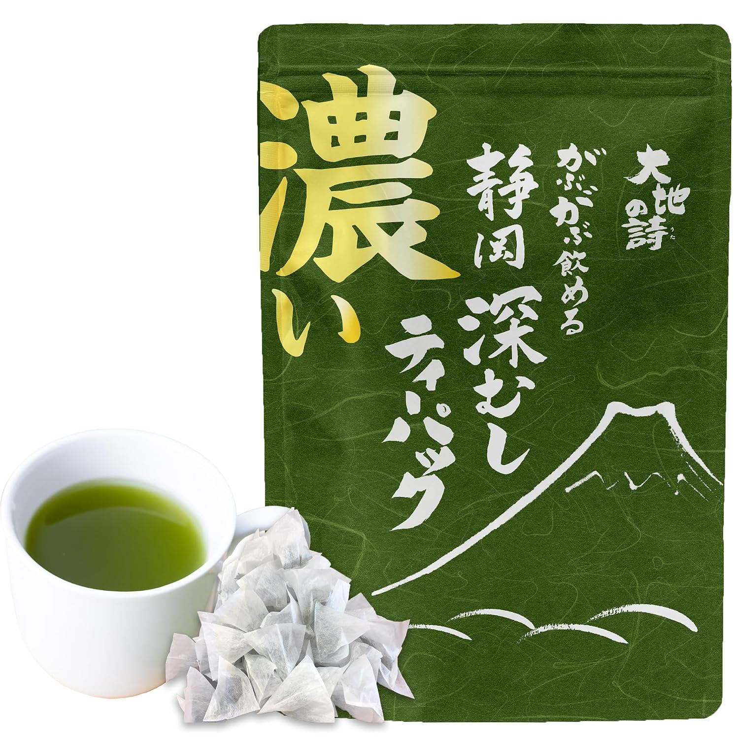 Arahataen Strong Drinkable Deep Steamed Tea Pack Green Bag 2g51 pieces Shizuoka Cold Brew