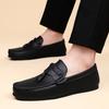 Slip On Flat Casual Men's Leather Shoes Comfortable Classic Business Style Office and Work Daily Lightweight Loafers 38-44
