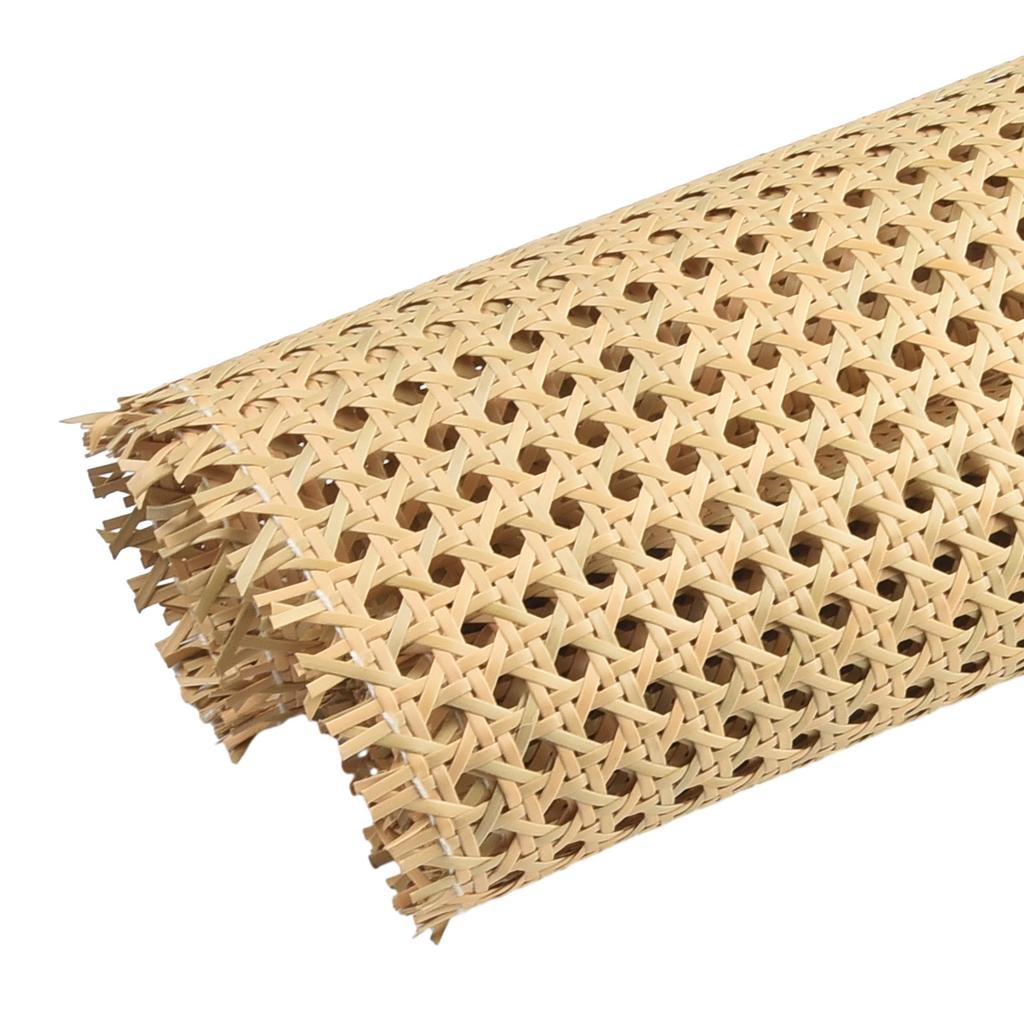 Rattan Mesh Roll Sheet Webbing for Chair Caning and Furniture DIY Projects Available in Several Sizes for Tailored Applications