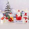 Cute Christmas Night Light Creative Christmas Snowman Statue Projector Lamp Birthday