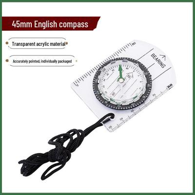 High-Precision Portable Compass for Outdoor Camping, Hiking, and Survival