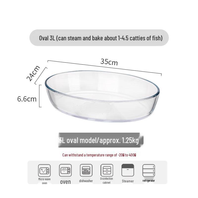 

Saikeyou Heat-Resistant Glass Baking Dish