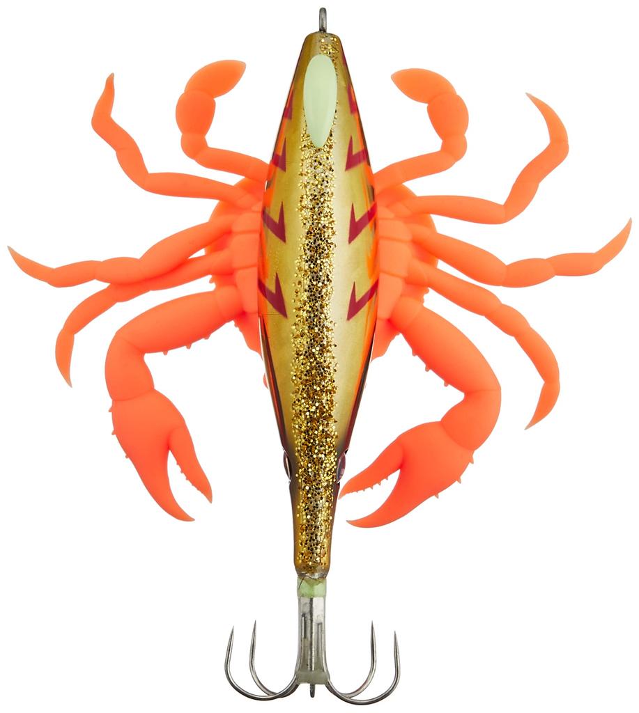 Major Craft Octopus Puripuri Octopus Club Gold Mandarin Octopus Jig Lure, #7, Shrimp,