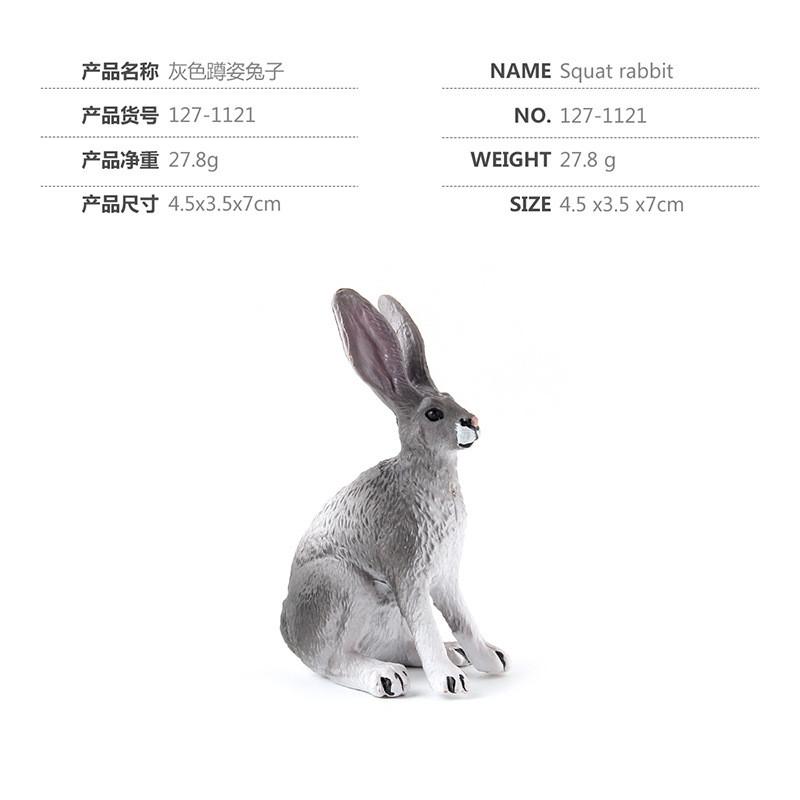 Lifelike Pvc Rabbit Figurine Collection Various Colors Ideal For Home Decor And Cakes