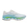Mizuno Wave Sky 5 White Blue Curacao Women Sneakers J1GD210200