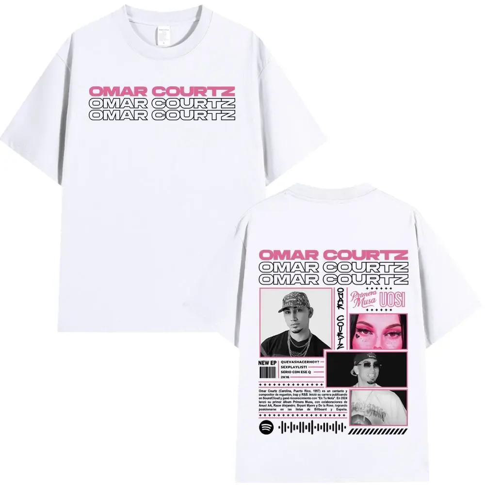 Rapper Omar Courtz Primera Musa Album Tour Merch T Shirt Unisexs Wounisex Hip Hop Fashion Tshirt Casual Cotton Aesthetics Tshirts B