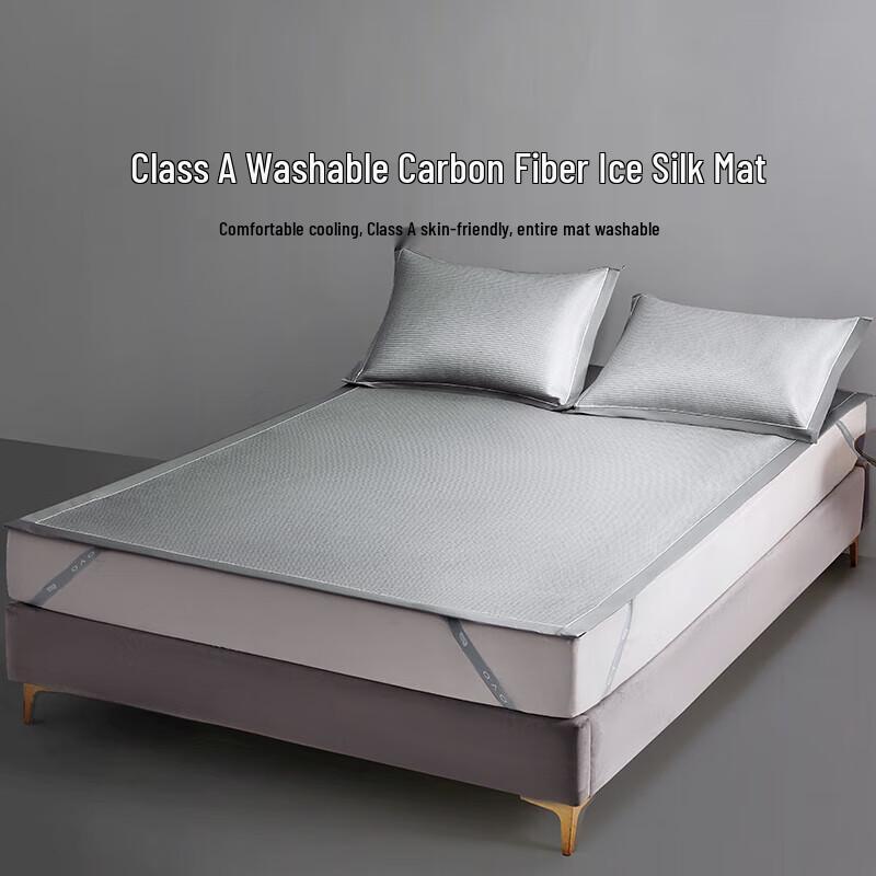 LOVO A-Class Washable Ice Silk Cooling Mat Set 120x200cm (2-piece set)