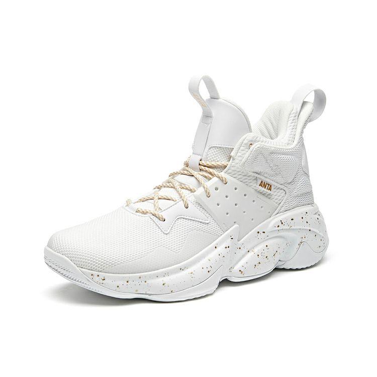 Anta Exploration 1 Basketball Shoes Men Sneakers White 91941181-1