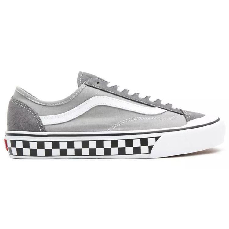 Vans Style 36 Canvas Checkerboard Low Top Skate Shoes Unisex Sneaker Gray White VN0A3MVL195