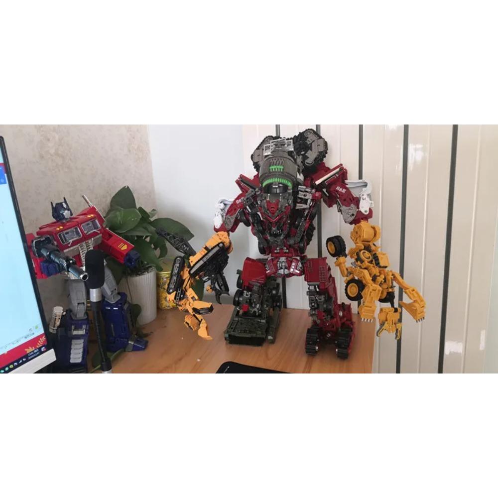 AOYI 8 IN 1 New Action Figure Anime Transformation Toy Cool Deformation Robot Car Model Kids Boy Children Gift H6001-8B