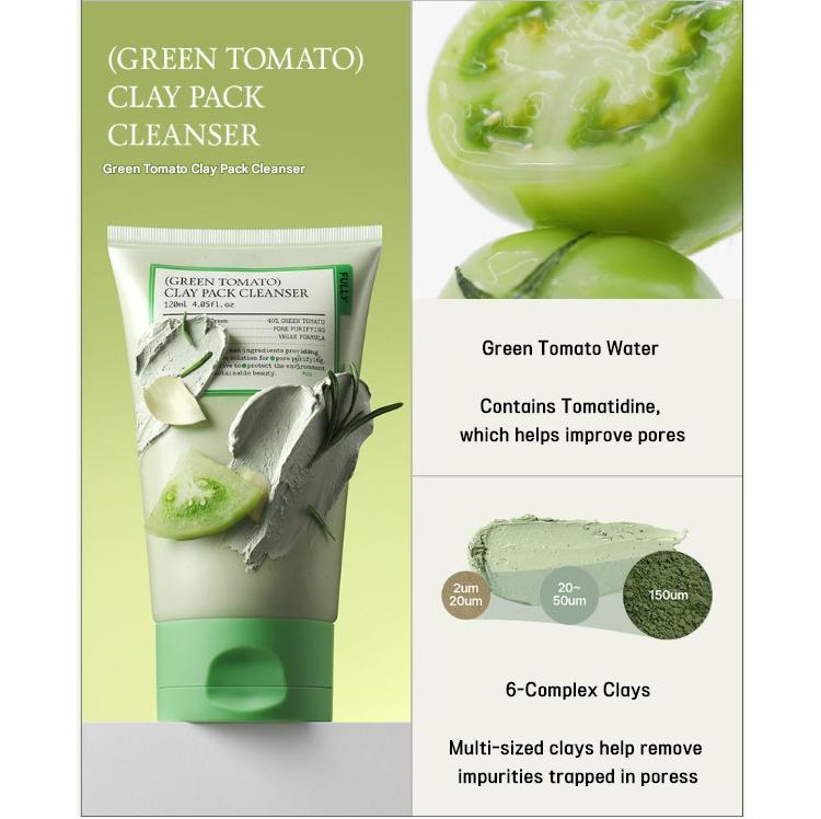 FULLY Vegan Pack Cleanser 3 Types (Green Tomato / Red Tomato / Rice Dough) 10 Options