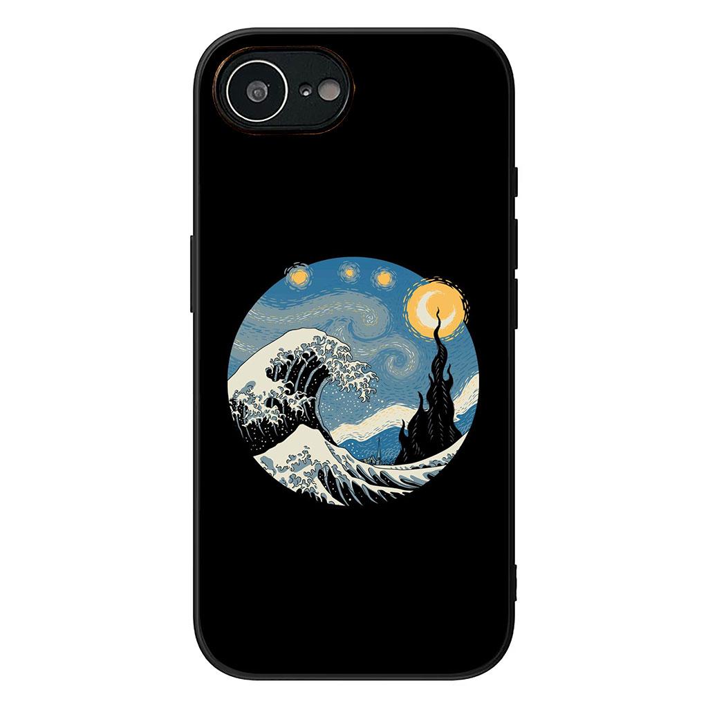 Cover for Apple iPhone 17 16 11 Pro XS Max XR 6 7 8 Plus 16E SE 2020 Air 5 SE2 Phone Case The Great Wave of Kanagawa ocean