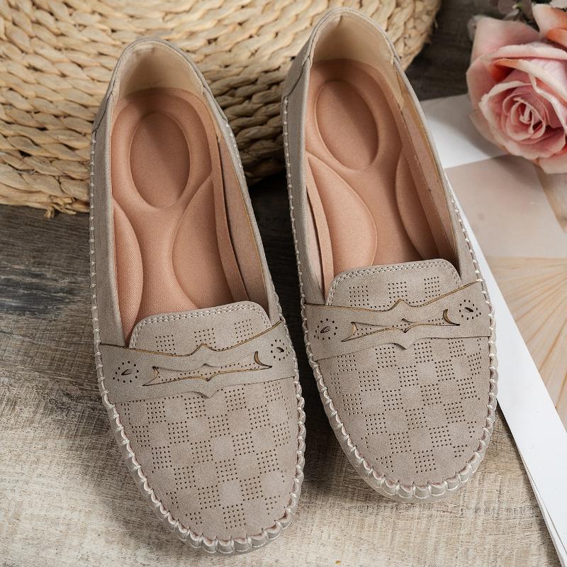 Autumn Women Loafers Casual Shoes 2026 Fashion Breathable PU Leather Shoes Women Sewing Flats Female Footwear Zapatos De Mujer