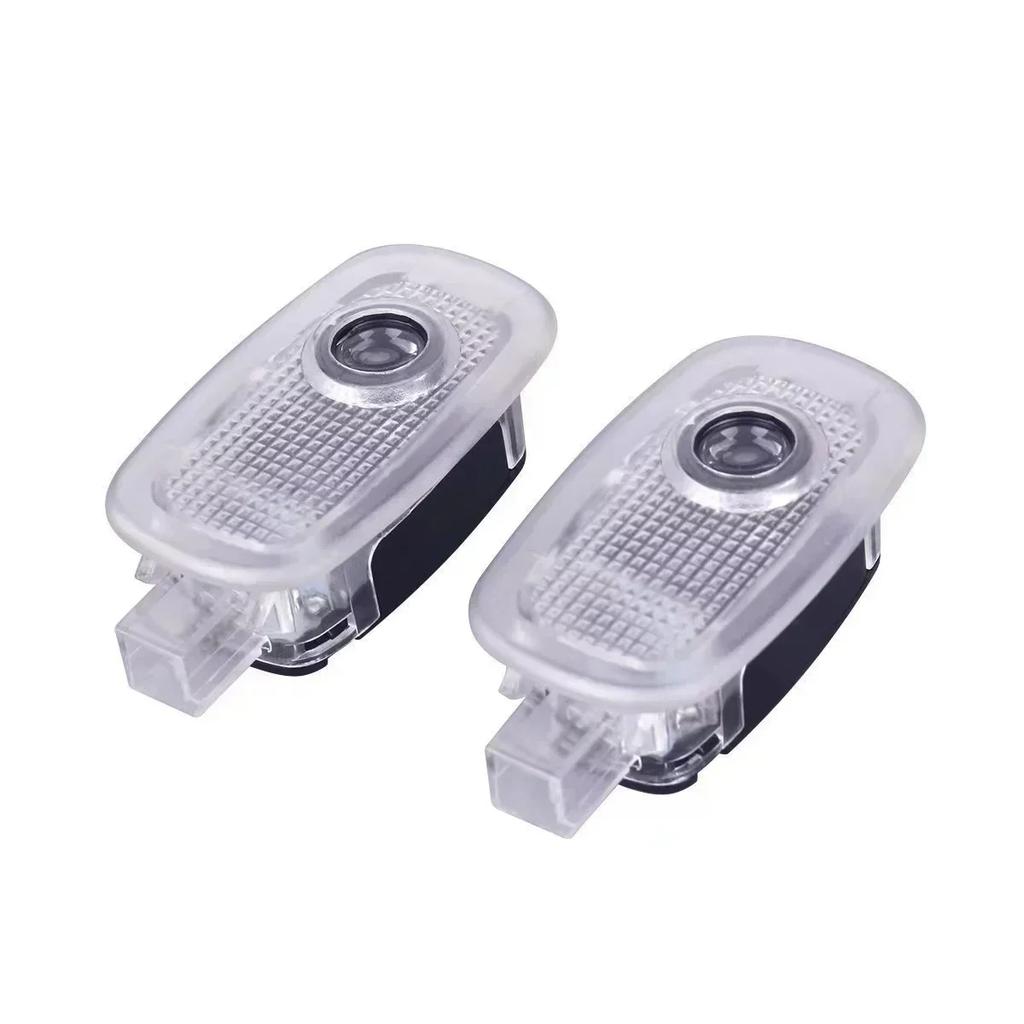 Car Sticker For Benz AMG 2pcs LED Car Doo Projection Welcome Lamp logo light For Mercedes Benz  Maybach S Class W221 W222 W223 S