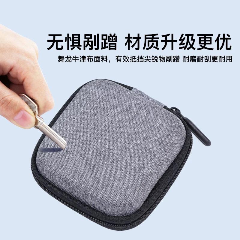 Mini Tragbare Eva Aufbewahrungstasche Tasche Tragetasche Reißverschluss Kopfhörertasche für Airpod Kopfhörer/Telefon/Ladekabel Zubehör