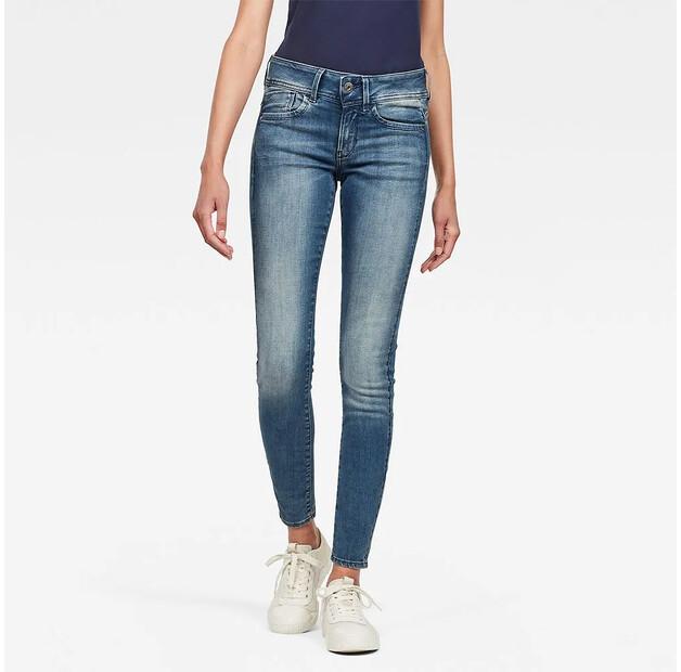 G-Star Lynn Mid Waist Skinny Jeans