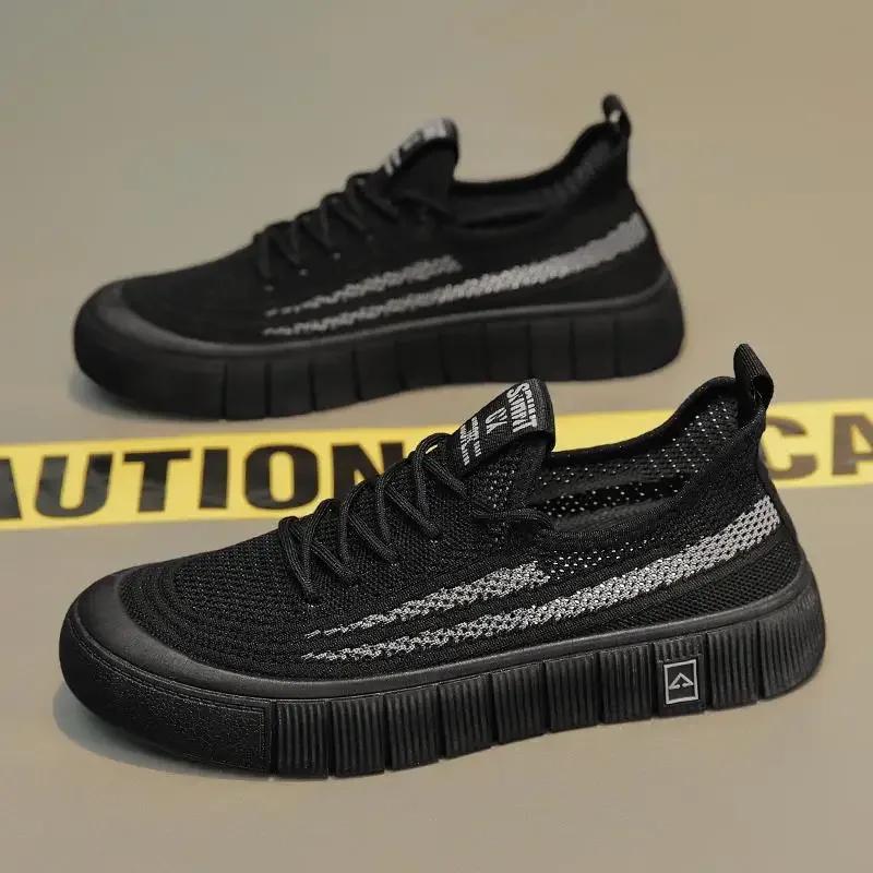 Men's Vulcanize Shoes Tennis Summer Breathable Mesh Sneakers Male Brand Elegant Sale Offer Trendy Cheap Clearance Work New In