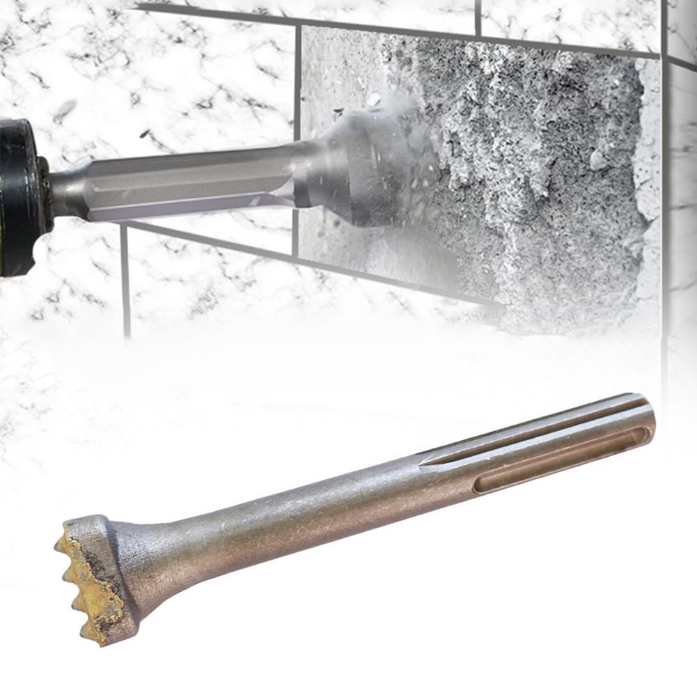 DIY Enthusiast DIY Projects Construction Site Bushing Bit 16Teeth Tip Chisel High Efficiency Square Head Design