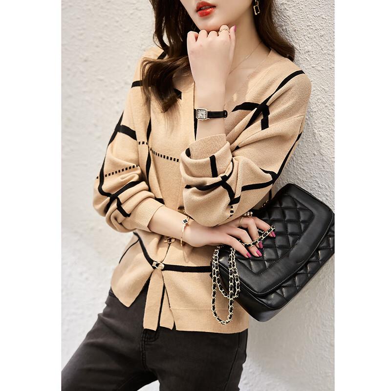 Firstview Women's Urban Casual Long Sleeve Knit Cardigan