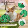 Cute Watermelon Squeaky Dog Toy Ball, Soft Plush Pet Chew Toy with Sound for Puppy Cat, Interactive Boredom Relief Pet Toy