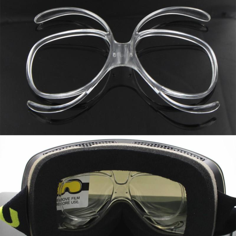 Ski Goggles With Interchangeable Myopia Frame Adapter Adults Anti-Fog Windproof TR Lens
