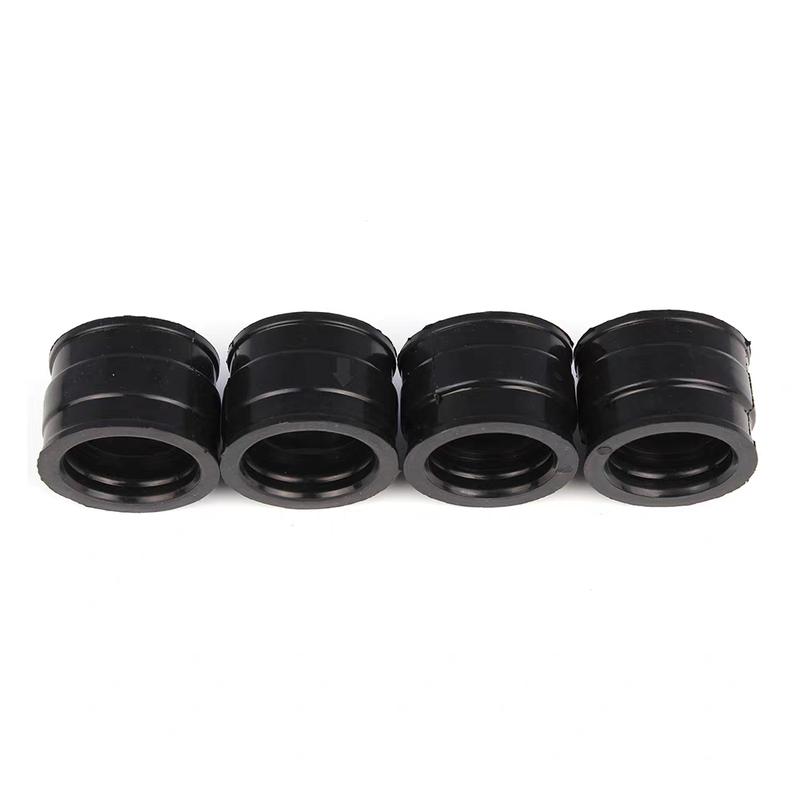 4PCS Carburetor Intake Manifold Boots 16211-460-770 16211 460 770 For Honda CB650 CB650C CB650SC 1979 1980 1981 1982