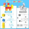 VIXA Magnetic Cubes, 28 Pieces, 30mm Magnetic Puzzle Blocks, STEM Educational Kit, Building Blocks, Shape and Volume Learning, Math Educational Toy,