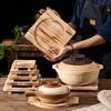 Anti-Scald Heat Insulation Mat: Clay Pot, Stone Pot, Teppanyaki Base, Wooden Charcoal Stove Tray for Commercial Use