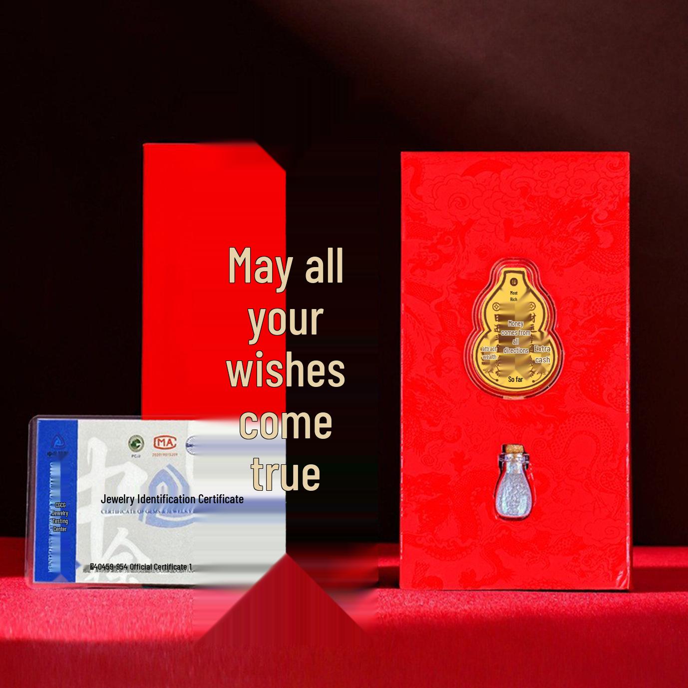 

Zhou Family Gourd Phone Sticker & Lucky Envelope Set: Creative Cultural Charm for Success & Prosperity
