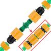 5Pcs Garden Water Quick Connectors 1/2" 3/4" 1" Pipe Fast Release Coupler Irrigation Car Washing Pipe Extension/Repair Joint
