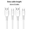 USB2.0 Charging Cable Quick Charging Data Cord Male 2A USB to USB 5Pin/Type C Connector Wire Line for Phones Tablets