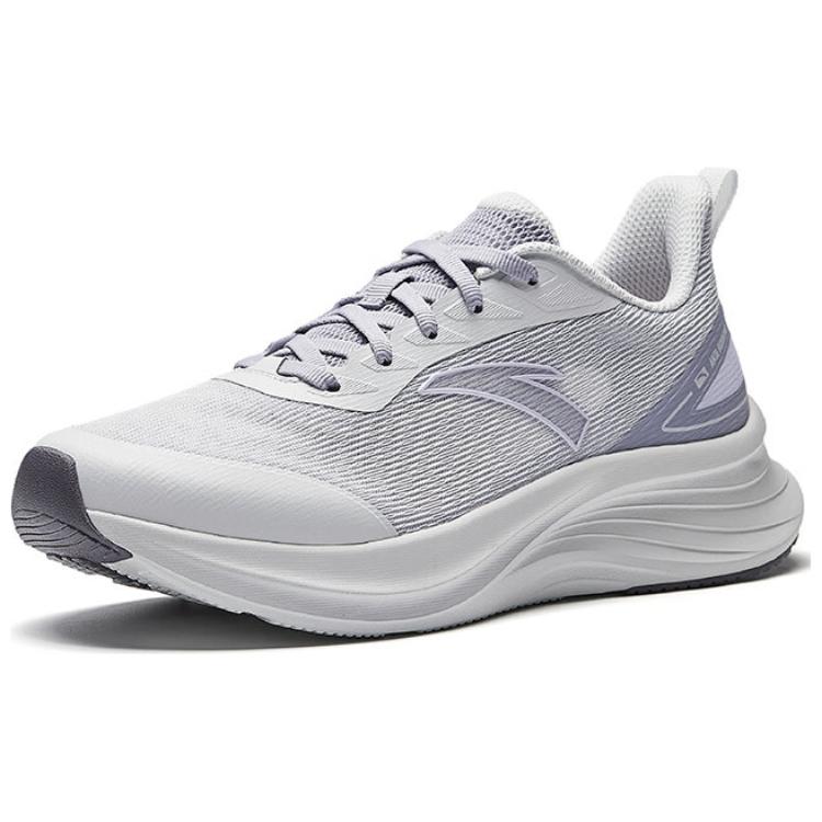 Anta Comfortable Versatile Breathable Rebound Lightweight Low-Top Casual Running Shoes Women sneaker Gray 122525523-3