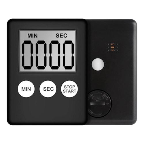 Digital Countdown Kitchen Timer, Magnetic Countdown Timer with Memory Function, Kitchen Timer with Large LCD Display, Multi-Function Electronic Timer