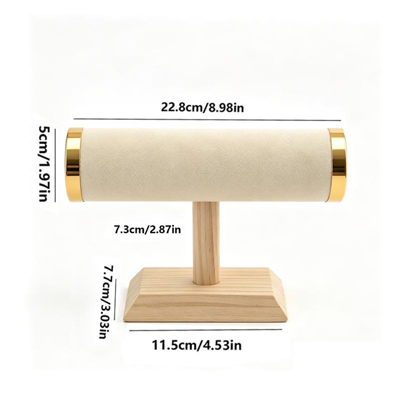

New Bracelet Stand T-Shaped Jewelry Display Stand Bracelet Display Holder Porte Bracelet SBJ02 бежевый