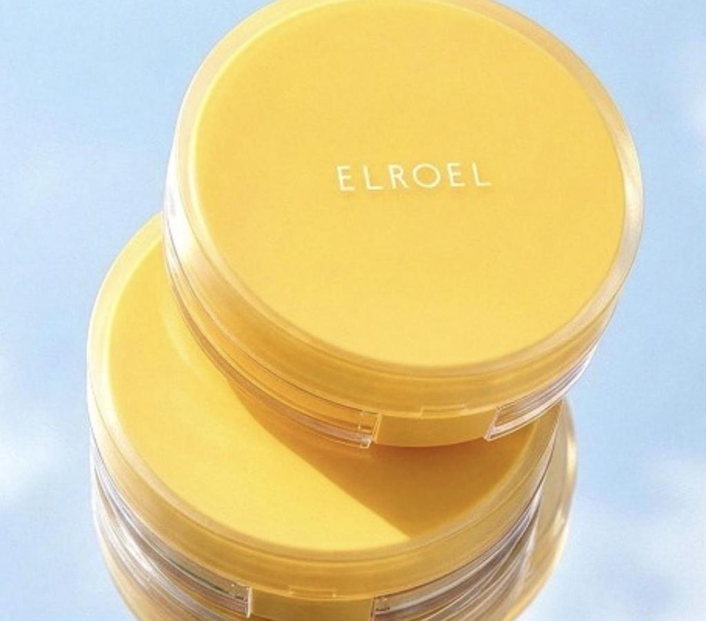 ELROEL Pang Pang Yellow Sun Cushion Plus SPF50+ PA++++ UV Protection Hydrating 15g