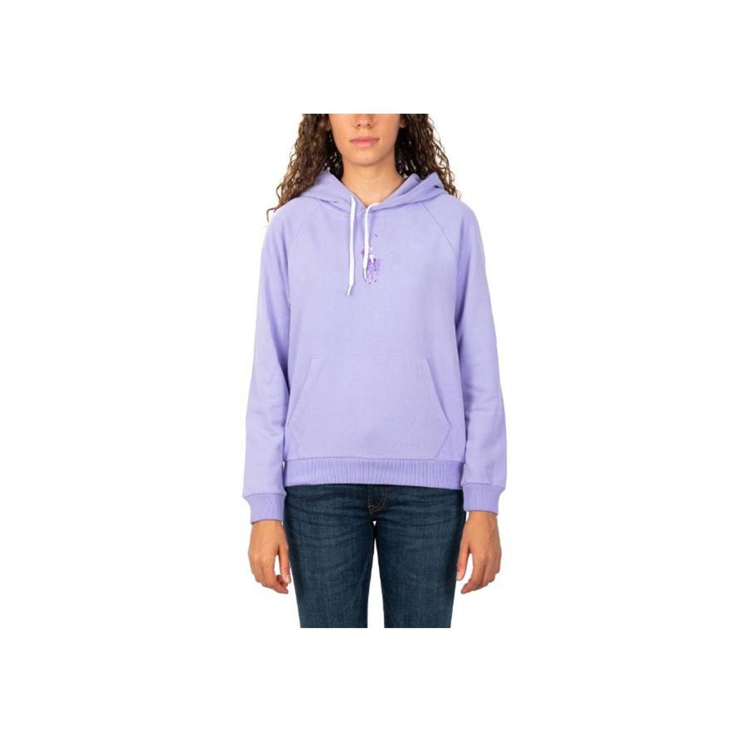 

Polo Ralph Lauren однотонная повседневная толстовка с капюшоном женские толстовки фиолетовые 211838143-004 XS