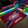 Montreal Canadiens Design Kryształowy Aksamitny Dywan Przytulny Nie?Antypoślizgowy Dywan Wzorzysty Do Sypialni Salonu Przedpokoju