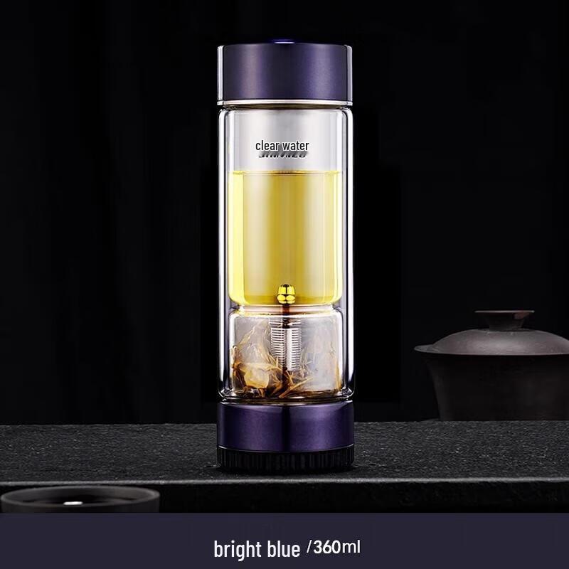 Portable Tea Infuser Glass Bottle with Filter