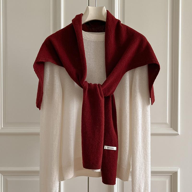 

New Fashionable and Versatile Shawl High End Women s Light Luxury Style Scarf Korean Style Instagram Outer Layer Warm Little Scarf 185*50cm
