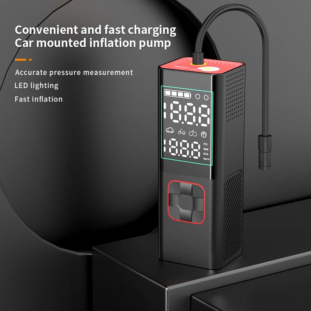 Portable Car Air Compressor Portable Tire Inflator 160PSI Smart Digital Electric Inflatable Pump For Car Bicycle Boat Air Pumps