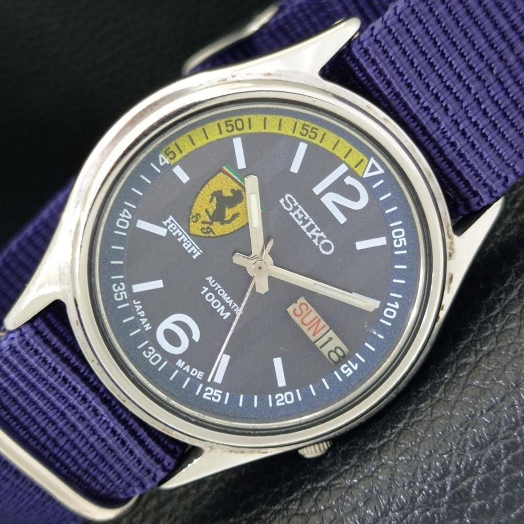 

Seiko 5 АВТОМАТИЧЕСКИЕ ЯПОНСКИЕ МУЖСКИЕ ВИНТАЖНЫЕ ЧАСЫ С ЦИФЕРБЛАТОМ FERRARI a701425-5 R206b-a701425
