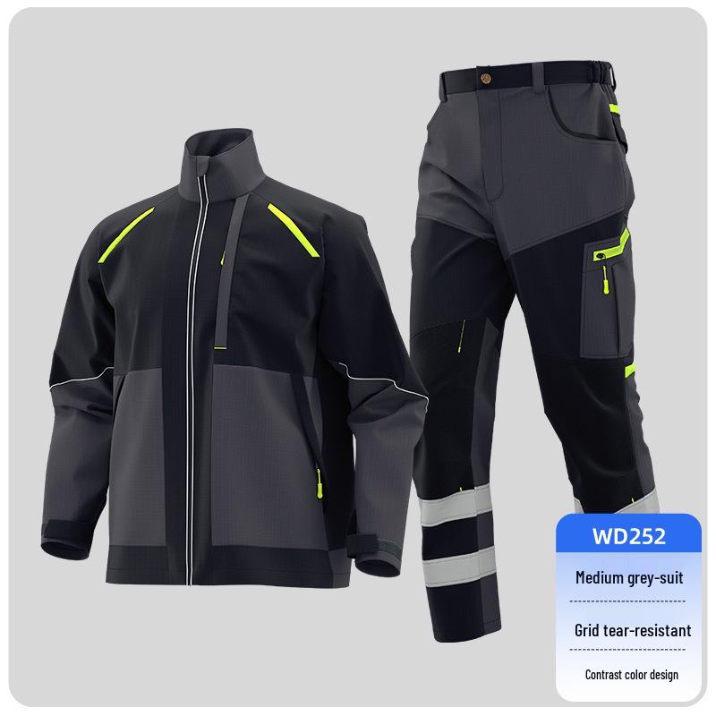 Tear-Resistant Men's Workwear: Durable, Wear-Resistant Clothing for Miners, Construction, and Electricians, Customizable for All Seasons.