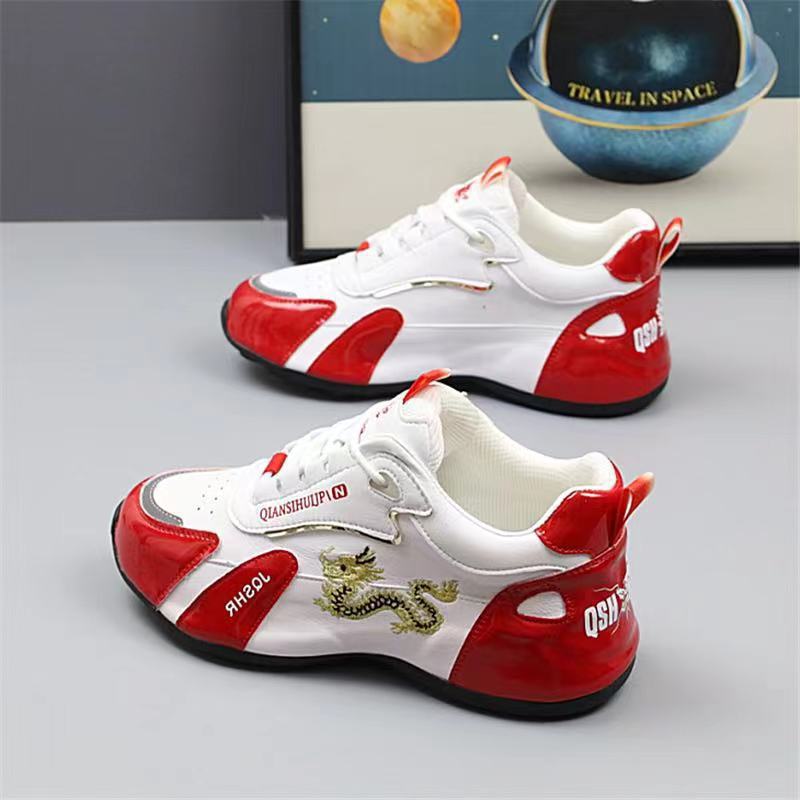 Men and Women of the Same Style, Couple Shoes, Little White Shoes, Dad Trendy Shoes, Spring Breathable Student Running Shoes, Versatile Soft-soled Spo
