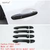 For Mazda 6  - 2024 Car Door Handle Molding Decoration Cover Trim ABS Bright Chrome / Carbon Fiber Accessories Exterior Kit