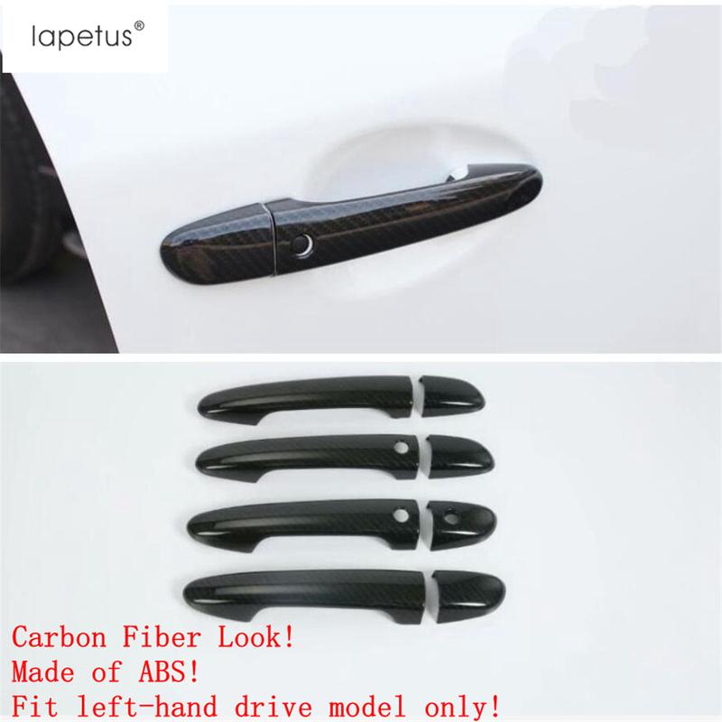For Mazda 6  - 2024 Car Door Handle Molding Decoration Cover Trim ABS Bright Chrome / Carbon Fiber Accessories Exterior Kit