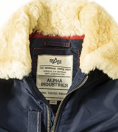 Winter Jacket Alpha Industries Injector III Man (143104) (143104-07) Repl.blue