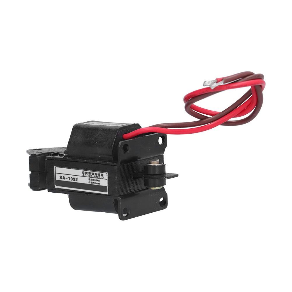 AC220V AC Solenoid Electromagnet Traction Push Pull Electric Magnet SA‑1092