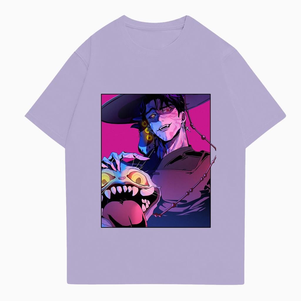 Kid's Anime Printed Short Sleeved T-shirt
