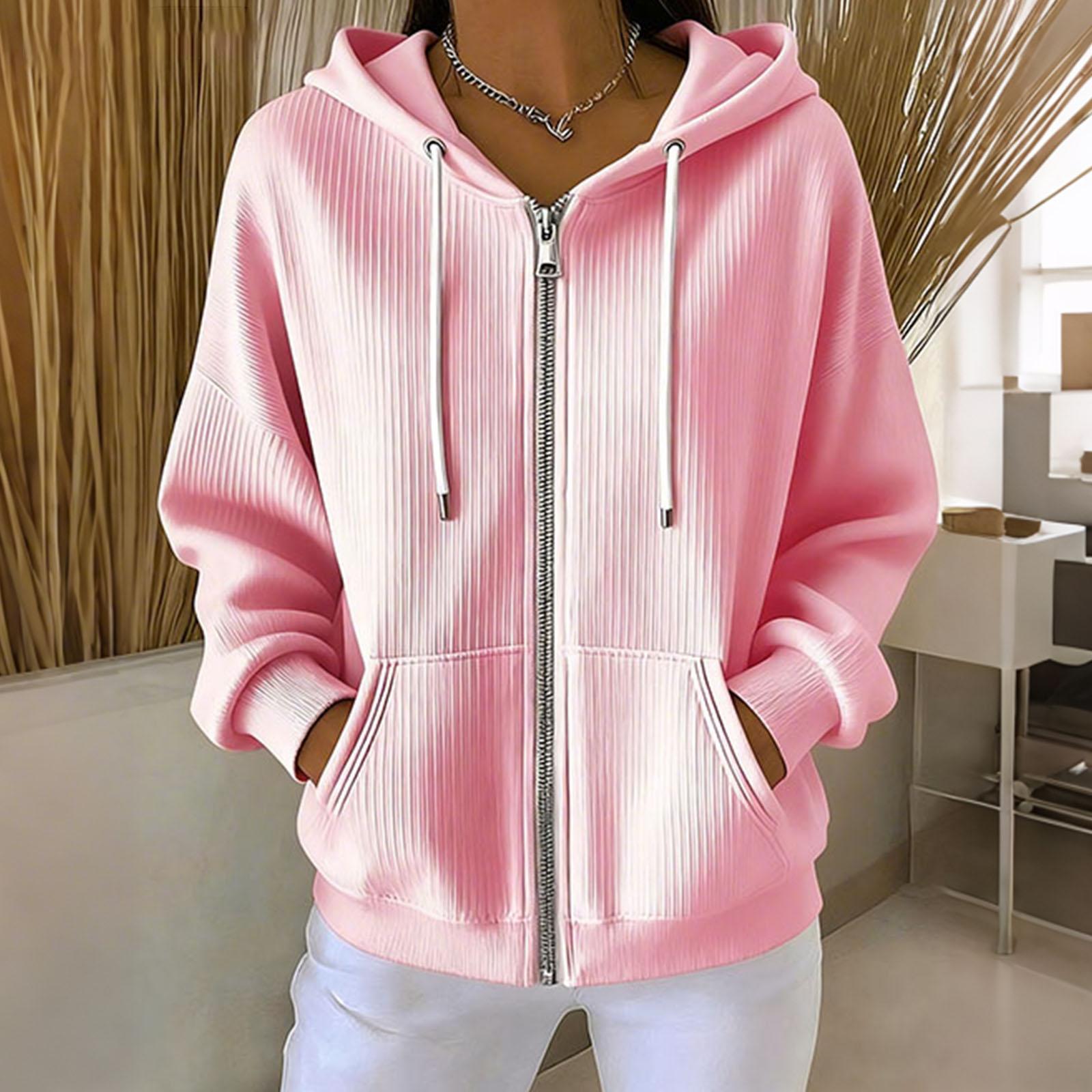 

Женская однотонная повседневная куртка с капюшоном S чёрный